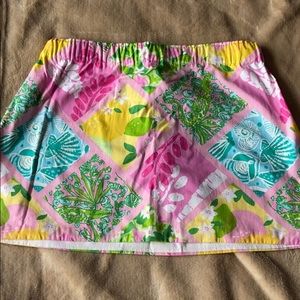 Vintage Lilly Pulitzer pattern hand seen skirt
